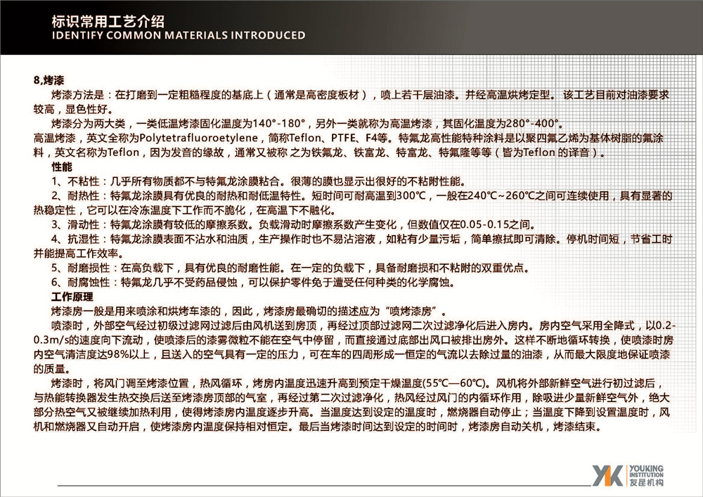 標識常用工藝介紹