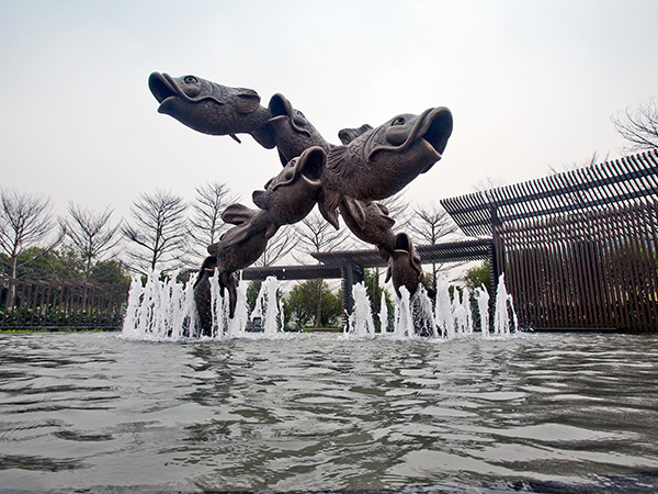 清遠-北部萬科城·花園里的魚