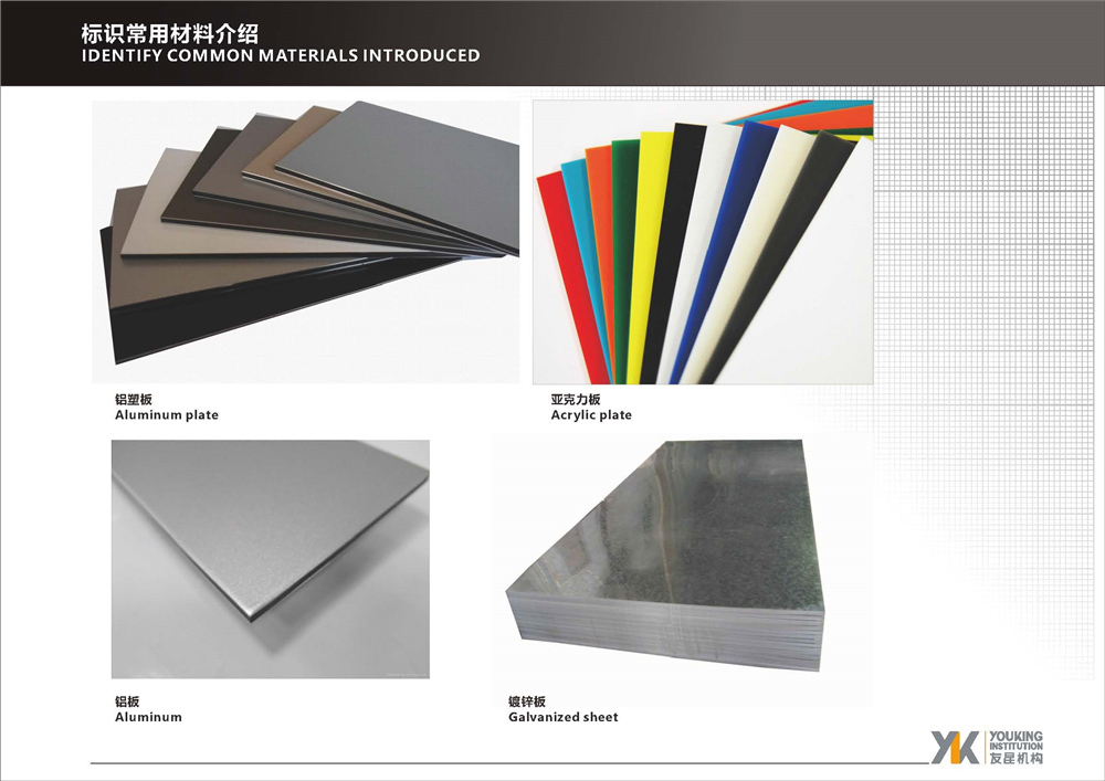 標識常用材料介紹